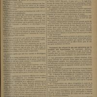 1445 - Page 1441 - Analyses et indications bibliographiques. Chirurgie générale ; par M. le Docteur Dariau... Les tumeurs primitives des articulations. (MM. Razemon et Bizard. Revue de chir...) / Les ostéomes du code. (Raphaël Massart. Gaz. méd. de France...) / Hernie diaphragmatique droite. (G.-H. Lemoine et R. Culty. Journ. des prat...) / Traitement des coliques de gaz post-opératoires par le lavement salé hypertonique. (G. Jeanneney. Bordeaux chir...)