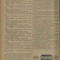 1474 - Page 1470 - Informations. Ministère de la marine militaire / L'Association corporative des étudiants en médecine de Paris est reconnue d'utilité publique / Réunion scientifique de la ligue française contre le rhumatisme / Démonstrations opératoires