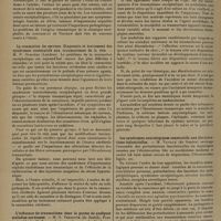 1518 - Page 1514 - Congrès neurologique international. [Berne, 31 août-5 septembre 1931]. Quatrième question. Traumatismes et système nerveux. Etude clinique anatomo-pathologique expérimentale et thérapeutique. Les lésions du système nerveux consécutives aux traumatismes. M. Ottonio Rossi... / La commotion du cerveau. Diagnostic et traitement des syndromes consécutifs aux traumatismes de la tête. M. P. Symonds... / L'influence du traumatisme dans la genèse de quelques maladies nerveuses. M. O. Veraguth... / Les syndromes neurologiques consécutifs aux électrocutions industrielles. M. Naville...