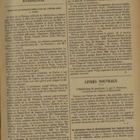 1537 - Page 1533 - Faculté de médecine de Toulouse. Thèses soutenues pendant l'année 1930-1931 / Hydrologie. Visite de la clinique médicale de l'Hôtel-Dieu à Vichy / Livres nouveaux. L'obstétrique du praticien, par A. Schwaab... / Le glycogène dans le développement des tumeurs des tissus normaux et des êtres organisés. Physiologie normale et pathologique, par A. Brault...
