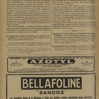 1540 - Page 1536 - Livres nouveaux. L'oto-rhino-laryngologie pratique, par Henri-Fischer... Préface du Docteur Dartigues / La gymnastique oculaire. Traitement de la myopie et du strabisme, par la méthode du Docteur Roger d'Ansan...