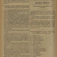 1558 - Page 1554 - Revue des thèses. Contribution à l'étude du traitement de la syphilis par le bismuth et l'arsenic ; étude de nouveaux dérivés, par le Docteur Jacqueline Mouneyrat / Contribution à l'étude des rétentions aqueuses de l'organisme. Recherches sur les albumines du sérum sanguin au cours des cirrhoses du foie, par Robert Wallich / Pratique médicale. Vues nouvelles sur l'endocrinothérapie ovarienne ; par M. Roger Chazette / Fiche pratique médicale