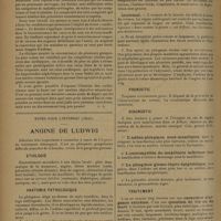 1578 - Page 1574 - Livres nouveaux. Les cardio-rénaux. Etude clinique, par Pr Merklen..., et E. Aron... / Notes pour l'internat (oral). Angine de Ludwig