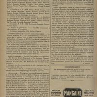 1582 - Page 1578 - Informations. École du service de santé de Lyon / Société médicale du XVIIe arrondissement / Hôpital Laennec / Nécrologie / Chronique. Jubilé du Professeur H. Bousquet / Renseignements