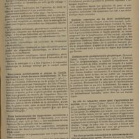 1629 - Page 1625 - Analyses et indications bibliographiques. Oto-rhino-laryngologie ; par M. Paul Truffert... III. Oreilles. Indications thérapeutiques dans les labyrinthites infectieuses otogènes. (J. Ramadier. Ann. d'oto-laryngol...) / Histocytomes xanthélasmisés et polypes de l'oreille. Contribution à l'étude des micro-cholestéatomes. (M. Mounier Kuhn... Congrès d'oto-rhino-laryngol...) / Etude bactériologique des suppurations auriculaires à microbes pyogènes aérobies. (J. Bonnachon. Arch. intern. de laryngol...) / Hémorragie périodique par le conduit auditif. (A. Debidour... Oto-rhino-laryngol. intern...) / Quelques remarques sur les abcès encéphaliques. (M. Lanos... Congrès d'oto-rhino-laryngol...) / Quelques cas de paralysie faciale périphérique. (Sargnon... Congrès d'oto-rhino-laryngol...) / Du rôle du tabagisme comme agent d'aggravation des surdités. (Come Ferran... Congrès d'oto-rhino laryngol., 1930) / Résultats primitifs et secondaires de quatorze cas de surdité par ostopongiose opérés. (Maurice Sourdille... Congrès d'oto-rhino-laryngol...)