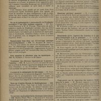 1650 - Page 1646 - Sociétés savantes. Société médicale des hôpitaux. (Séance du 23 octobre 1931). Syndrome hypogranulocytaire mortel. Essai du traitement par le radium. MM. Railliet, Delattre, Ginsbourg et Nicolle / Pleurésie putride traitée par le sapoïde d'acridine. Guérison complète huit jours après évacuation à minima. M. Maurice Renaud / Un cas de pyélonéphrite à pneumobacille de Friedlander secondaire à une otite moyenne suppurée. Mme Bertrand-Fontaine et M. R. Parlier / Hypoglycémie dans deux cas d'hémorragie méningée sous-arachnoïdienne. MM. Fr. Rathery, M. Derot et J. Sterne / Traitement des affections hépatiques par la glycose et l'insuline. MM. M. Labbé et Zamfir / A propos de la radiographie du lobe azygos. M. Debré / Deux cas d'ostéite fibreuse de Recklinghausen. MM. Mathieu-Pierre Weil, Paul Aime et Louis Langlois / Un nouveau cas de polyarthrite chronique tuberculeuse. MM. Mathieu-Pierre Weil, J. Delarue et V. Oumanski / Société de chirurgie. (Séance du 21 octobre 1931). Ulcus peptis après gastro-entérostomie. M. Lapointe / Hématome périrénal spontané. M. d'Allaines, rapport du travail de M. Hertz / Hématémèse grave. Ligature des branches de la coronaire stomachique et de la pylorique. Travail de M. Pierre Faucher... rapporté par M. d'Allaines / Vingt-quatre cas de réparation des tendeurs fléchisseurs de la main. M. Mathieu, travail de M. Marc Iselin / Hystérectomie élargie pour cancer du col. M. Mouchot