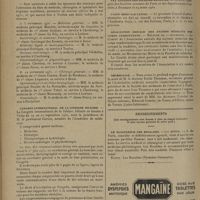 1658 - Page 1654 - Informations. Marine militaire / Congrès international de la lithiase biliaire, Vichy, 19 au 22 septembre 1932 / LXVe Congrès des sociétés savantes, Besançon, 29 mars 1932 / Union médicale latine / Association amicale des anciens médecins des corps combattants. Réunion du 11 novembre / Nécrologie / Renseignements