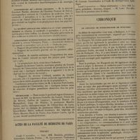 1674 - Page 1670 - Informations. Guerre / Conférences de l'Hôtel Chambon / La société amicale des médecins du XVIIIe arrondissement / Association internationale de prophylaxie de la cécité / Nécrologie / Actes de la Faculté de médecine de Paris. Thèses / Chronique. Le Congrès de stomatologie de Budapest