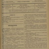1689 - Page 1685 - Sommaire / Informations. Hôpitaux de Paris. Concours de stomatologiste des hôpitaux / Concours de l'internat / Facultés de médecine. Paris / Hospice national des Quinze-Vingts / Hôpitaux de Province. Rouen / École de médecine. Rennes / Légion d'honneur. Guerre