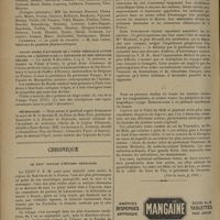 1690 - Page 1686 - Informations. Légion d'honneur. Guerre / Grand dîner d'automne de l'Union médicale latine (UMFIA) en l'honneur de la médecine et des médecins belges / Nécrologie / Chronique. Le XXIVe voyage d'études médicales. (Voir la suite, p. 1689)