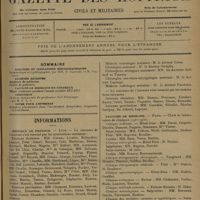 1753 - Page 1749 - Sommaire / Informations. Hôpitaux de Province. Lyon / Montpellier / Nice / Facultés de médecine. Paris