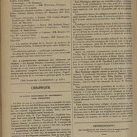 1754 - Page 1750 - Informations. Facultés de médecine. Paris / Don à l'Association générale des médecins de France. (Voir la suite des « Informations », p. 1769) / Chronique. La leçon inaugurale du Professeur Noël Fiessinger / Renseignements