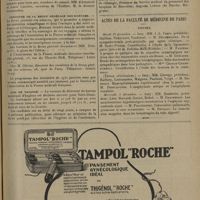 1781 - Page 1777 - Informations (Suite). Conseil supérieur du cinématographe / Croisière de la revue générale des sciences / Avis de vacance / Nécrologie / Actes de la Faculté de médecine de Paris. Thèses