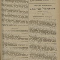 1785 - Page 1781 - Revue générale. Les perforations pleuro-pulmonaires au cours du pneumothorax bilatéral ; par MM. J. Mattei et H. J. Jasienski. Traitements / Association internationale de pédiatrie préventive. (Première conférence). [La Haye, 7-8 septembre 1931]. La mortalité précoce du nourrisson. MM. Robert Debré et Pierre Joannon...