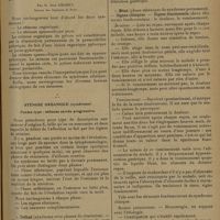 1817 - Page 1813 - Revue générale. Étude clinique des sténoses pyloriques de l'adulte ; par M. Jean Chomet... Sténose organique (syndrome)