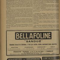 1824 - Page 1820 - Sociétés savantes. Académie de médecine. (Séance du 1er décembre 1931). Rapports. Traitement du tétanos. M. L. Couvy (note présentée par M. Marchoux) / Au sujet d'une consultation publique et gratuite d'hygiène. M. R. Dujarric de la Rivière