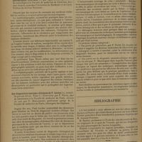 1834 - Page 1830 - Livres nouveaux. En mission au Canada, par Gustave Roussy. [L. Babonneix] / Diagnostic des tumeurs cérébrales et épreuve de l'encéphalographie artérielle, par Egas Moniz... Préface du Docteur Babinski / Les diagnostics anatomo-cliniques de P. Lecène, recueillis par ses élèves. Tome I : Généralités par P. Pavie... Lésions du sein par P. Moulonguet... / Bibliographie / Chemins de fer de Paris à Lyon et à la Méditerranée