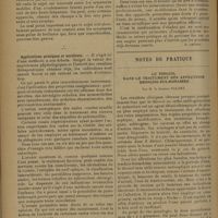 1854 - Page 1850 - Actualités. Ondes courtes et médecine. [R. Levent] / Notes de pratique. Le thiocol dans le traitement des affections broncho-pulmonaires ; par M. le Docteur Valory