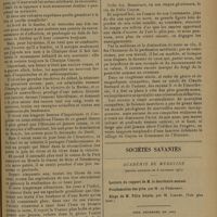 1877 - Page 1873 - Félix Guyon. (1831-1920). Éloge prononcé à l'Académie de médecine dans la séance annuelle du 8 décembre 1931 ; par M. le Professeur Félix Legueu / Sociétés savantes. Académie de médecine. (Séance annuelle du 8 décembre 1931) / Prix décernés en 1931