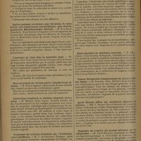 1914 - Page 1910 - Congrès français d'oto-rhino-laryngologie. [21-24 octobre 1931]. Hémorragies secondaires du sinus latéral. M. Bertoin.. / Septico-pyohémie auriculaire sans thrombose du sinus latéral, sans signes locaux caractéristiques, sans réaction apophysaires. Mastoïdectonomie. Guérison. M. Ihya Salih... / L'opération de choix dans la mastoïdite aiguë. M. Lempert... / Deux cas d'abcès du cervelet guéris. Considérations cliniques. M. Daure / Colibacillose intestinale et troubles congestifs auriculaires. M. Maurice Jacod... / Traitement des atticites chroniques par l'aérothermo-cutro-insufflation. M. Y. de Kérangal... / La syphilis de l'oreille moyenne. M. R. Mayoux / Kyste dentigère du maxillaire supérieur. M. Péri... / Tumeur fibromateuse télangiectasique du pharynx chez une femme. M. Goubert... / Epulis fibreuse diffuse des maxillaires supérieur et inférieur. MM. F. Bonnet-Roy et Grippon de Lammotte / Diagnostic des tumeurs des glandes salivaires par la radiographie. M. Albert Barraud