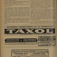 1918 - Page 1914 - Congrès français d'oto-rhino-laryngologie. [21-24 octobre 1931]. La méthode de déplacement dans le diagnostic et le traitement des sinusites. MM. J.-M. Le Mée et M. Bouchet / Le lipiodiagnostic des sinusites maxillaires polypeuses. M. Louis Leroux / Quelques cas de cornets bulleux avec complications optiques et nerveuses. M. A. Sargnon