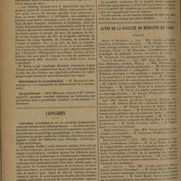 1922 - Page 1918 - Sociétés savantes. Académie de médecine. (Séance du 15 décembre 1931). Artériographie. M. Pedro Belou / Dédoublement de la personnalité. M. Marinesco / Les pyréthrines. MM. Anglade, Gaudin et Mlle Arcony / Congrès. Première conférence de la Société internationale de pathologie géographique / Actes de la Faculté de médecine de Paris. Thèses
