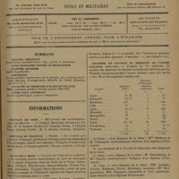 1925 - Page 1921 - Sommaire / Informations. Hôpitaux de Paris. Mutations des accoucheurs, chefs de service / Hôpitaux de Province. Rouen / Asiles de la Seine. Concours de l'internat en médecine / Diplômes de Docteur en médecine de l'année scolaire 1930-1931