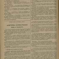 1942 - Page 1938 - Faculté de médecine de Lille. Thèses soutenues pendant l'année 1930-1931 / Notes pour l'internat (Oral). Aortites syphilitiques. Signes et diagnostic. (A suivre)