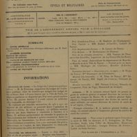 1945 - Page 1941 - Sommaire / Informations. Hôpitaux de Paris. Le budget de l'Assistance publique à Paris / Facultés de médecine. Nancy / Guerre / Nécrologie. (Voir la suite des « Informations », p. 1945)