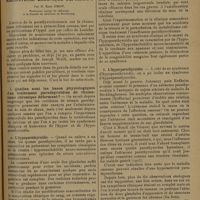 1951 - Page 1947 - Revue générale. Parathyroïdes et rhumatisme chronique déformant ; par M. René Simon... I. Quelles sont les bases physiologiques d'un traitement parathyroïdien du rhumatisme chronique déformant ?