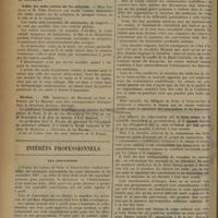 0524 - Page 514 - Sociétés savantes. Académie de médecine. (Séance du 9 avril 1935). Erythroblastose type Cooley constatée récemment (mars 1935) à Lyon, chez deux soeurs nées de parents sardes. MM. Péhu, Léon Nové-Josserand et R. Noël / Action des ondes courtes sur les antigènes. Mme Phisalix et M. Félix Pasteur / Election. MM. Angelesco... et José A. Presno... / Intérêts professionnels. Les conventions. [A. Herpin]