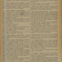 1411 - Page 1401 - Congrès des colites. Plombières, 11-13 septembre 1935. I. Les colites amibiennes et post-dysentériques. Professeurs Carles et Bonnin... / II. Les colites à lamblias et à trichocéphales. M. le Professeur agrégé M. Brûlé / III. Les typho-colites tuberculeuses. M. le Docteur André Cain... / IV. La sprue. Docteurs Augier père et fils...