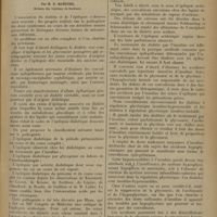 0015 - Page 5 - A propos d'un cas d'épilepsie par artérite diabétique. Classification pathogénique des épilepsies diabétiques ; par M. R. Massière...
