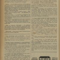 1212 - Page 1202 - Informations. Facultés de médecine. 3° Thèse / Marine / Après la campagne d'Érythrée / Nécrologie / Union internationale contre la tuberculose / Deuxième Congrès international de gastro-entérologie / Le voyage médicale en Italie du comité France-Italie