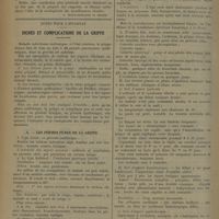 1320 - Page 1310 - IIe Congrès de l'insuffisance rénale. (Évian, 22-24 septembre 1938) / Notes pour l'internat. Signes et complications de la grippe. (A suivre)