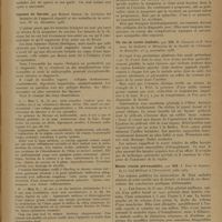 1207 - Page 1201 - Analyses et indications bibliographiques. Chirurgie. Par E.-A. Dariau. Quelques observations de sténose hypertrophique du pylore du nouveau-né, par M. Leflaive... In L'actualité Médico-Chirurgicale... / Lipomes du coecum, par Robert Didier. In Archives des maladies de l'appareil digestif et des maladies de la nutrition... / Un cas de hernie lombaire, par MM. E. Chauvin et P. Guidoni. In Bulletin et Mémoires de la Société de chirurgie de Marseille... / Hernie crurale pré-vasculaire, par MM. J. Dor et Grisoli. In le Sud médical et chirurgical