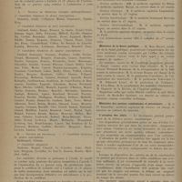 1310 - Page 1304 - Informations. (suite de la page 1294). Ecole du service de santé militaire / Service de santé des troupes coloniales / Ministère de la santé publique / Ministère des anciens combattants et pensionnés / L'aération des abris / Congrès
