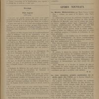 1311 - Page 1305 - Informations. (suite de la page 1294). Congrès / Nécrologie. Félix Legueu. (1863-1939) / Tombés au champ d'honneur / Livres nouveaux. Les maladies méditerranéennes, par Henri Violle et Jean Péri... Vigot, éditeur / Les crises convulsives, première manifestation des néphrites aiguës chez l'enfant, par le Docteur Brigitte Lamothe. Paris, E. Durand, 1939