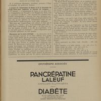 1325 - Page 1319 - Sociétés savantes. Académie de chirurgie. Séance du 4 octobre 1939. A propos de l'amputation de Syme et de la ténotomie du triceps sural pour empêcher la bascule du moignon. M. E. Sorrel / Discussion sur la neuro-chirurgie
