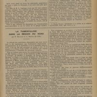 0093 - Page 89 - Revue générale. Les idées actuelles sur le fonctionnement du système nerveux ; par L. Babonneix... IV. Le syndrome cérébelleux / La tuberculose dans la région du nord ; par P. Macquet et A. Breton...