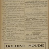 0212 - Page 208 - Revue générale. Les rapports de l'asthme et de la tuberculose ; par le Docteur P. Villanova... / Sociétés savantes. Académie des sciences. Séance du 23 mars 1942. L'action des poisons sur l'intestin isolé ou « in situ » est différente suivant que le contact est exo ou endo-intestinal. MM. R. Tiffeneau et M. Beauvallet / Académie de médecine. Séance du 14 avril 1942. Notice / La récessivité, facteur de gravité. M. Touraine / Enquête sur le poids et la taille d'un millier d'écoliers parisiens. Baisse sur les moyennes d'avant-guerre. MM. H. Gounelle, A. Vallette et Moine / Académie de chirurgie. Séance du 25 mars 1942. A propos de trois cas de chondrome. M. Redon / Volvulus du côlon transverse. M. Gout. M. Cadenat