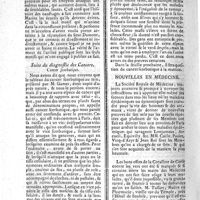 0196 - Page 184 - N°44 / Observation sur une prétendue luxation, guérie au moyen des cataplasmes anodins, par M. Pascal De Chateaudouble / Suite du diagnostic sur des cancers / Nouvelles en médecine