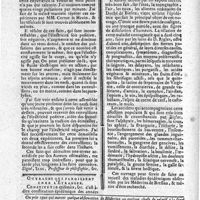 0014 - Page 12 - N°3 / Question sur l'électricité […] par M. l'Abbé Sans / Ouvrages qui paroissent chez l'Etranger [N. Rigler, Constitutio epidemica, années 1775 à 1779]