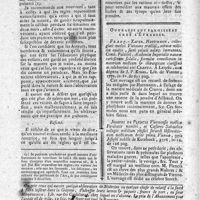 0018 - Page 16 - N°4 / Accidens qui résultent de l'usage d'un lait vicié / Ouvrages qui paroissent chez l'Etranger [F.X. Hartmann, Collegiati medici Viennens practici; J. de Plenciz, Viennensis medicæ facultatis membri]