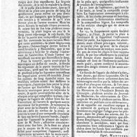 0048 - Page 46 - N°12 / Observation sur un nouveau succès de l'Agaric de chêne, obtenu à l'occasion d'une plaie d'artère, par M. Marigues / [Vice psorique] Mémoire à consulter