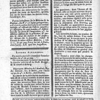 0082 - Page 72 - N°18 / Livres nouveaux [M. Piot, Nouvelles observations sur les eaux de S. Pol; Cocchi, Pièces intéressantes sur la Médecine & la Physique, traduction française] / Livres étrangers [Knigge, De mentha piperitide] / Nouveaux Mémoires de l'Académie Roy. des Sciences, &c. de Berlin, pour l'année 1779