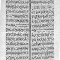 0101 - Page 91 - N°23 / [Epilepsie] Mémoire à consulter / Livres étrangers [M. Mongez, Description, usage et avantages de la Machine pour réduire les fractures des jambes, inventée par Dom. Alb. Pieropan; M. Jœger, Disquisitio medica sorensis, quæ casus & annotationes ad vitam fœtus neogoni dijucandum facientes; J.F. Becker, Specimen inaugurale chemicum sistens experimenta circa mutationem colorum quorandum vegetabilium corporibus salinis cum corollariis]