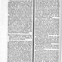 0112 - Page 102 - N°26 / [Catarrhe épidémique en Europe] / Extrait de la dissertation concernant la fécondation artificielle des animaux, par M. Spalanzani