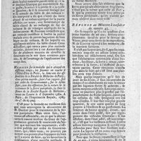 0197 - Page 187 - N°47 / Oeuvres posthumes de M. Pouteau 3e Extrait / Mémoire sur la maladie qui a attaqué en différens temps, les femmes en couche, à l'Hôtel-Dieu de Paris / [Impuissance] Réponse au Mémoire à consulter du numéro 43