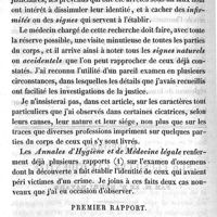0380 - Page 380 - Médecine légale. Rapports sur plusieurs cas d'identité. Par M. le Dr Henri Bayard. Premier rapport